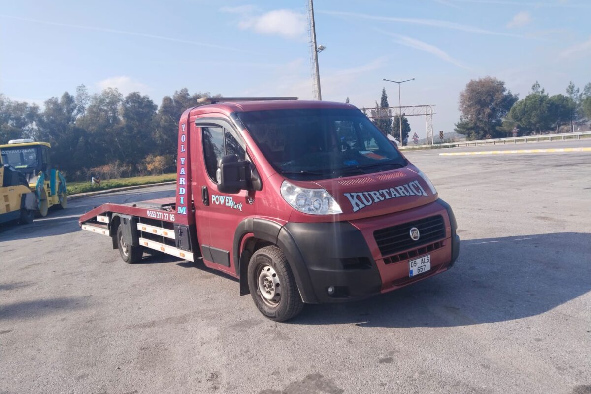 Aydın çekici hizmeti sunan Power Park Aydın oto çekici aracı, 7/24 yol yardım