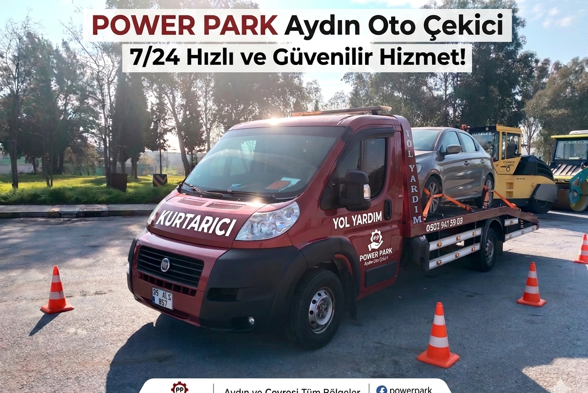 Aydın’da 7/24 profesyonel oto çekici ve yol yardım hizmeti